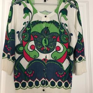 Classic 3/4 sleeve cardigan